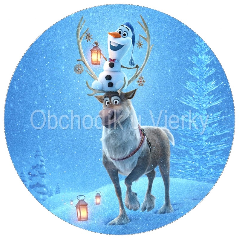 Jedlý obrázok Frozen č.8111,34